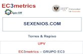 SEXENIOS - eFaberpdf2.hegoa.efaber.net/entry/content/1493/Sexenios_UPV.pdf · EC3metrics EC3metrics es la spin-off del grupo de investigación EC3 de la Universidad de Granada Sexenios.com