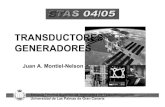 TRANSDUCTORES GENERADORES - ULPGC · 2004. 10. 17. · 17/10/2004 Transductores Generadores 3 Introducción Introducción a los Transductores Generadores. – Principios Generales