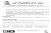 Federación de Judo y D.A del Principado de Asturias · FEDERACIÓN DE JUDO Y DEL PRINCIPADO DE ASTURIAS UDO Fase de Técnica: Para C.N.I Dan Abono de 138 euros, en concepto de inscripción