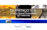 Presentación Bonos Quiñenco - Inicio · Dividendo adicional pagado por LQIF en 2010 en base al Acuerdo entre Quiñenco y Citigroup Flujo de Dividendos Estables El buen desempeño