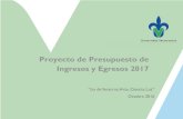 Proyecto de Presupuesto de Ingresos y Egresos 2017 Lis de ...colaboracion.uv.mx/.../3-Ley-de-Ingresos-y-del-Presupuesto-de-Egres… · Proyecto de Presupuesto de Ingresos y Egresos