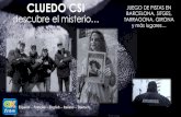CLUEDO CSI – El caso Torquemada · CLUEDO CSI descubre el misterio… JUEGO DE PISTAS EN BARCELONA, SITGES, TARRAGONA, GIRONA y más lugares… Español –Français –English