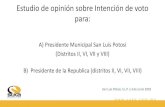 Estudio de opinión sobre Intención de voto paraceepacslp.org.mx/ceepac/uploads2/files/SUKA MKT 14 JUNIO.pdfEstudio de opinión sobre Intención de voto para: A) Presidente Municipal