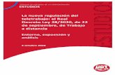 La nueva regulación del teletrabajo: el Real Decreto Ley 28/2020, … · 2020. 10. 9. · empresarial en el trabajo a distancia (Artículos 20 a 22) 10. El trabajo a distancia en