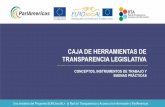 New CAJA DE HERRAMIENTAS DE TRANSPARENCIA LEGISLATIVA · 2020. 10. 1. · Versión Final Caja de herramientas ajustada a las necesidades de los legislativos y 07 órganos garantes