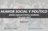 HUMOR SOCIAL Y POLÍTICO - D'Alessio IROL · mercado y asesoramiento en estrategia, comunicación y marketing tanto en América Latina como para el mercado hispano en los EE.UU.,