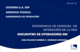 EXPERIENCIA DE CODENSA EN OPERACIÓN DE LA RED … de Operadores 2011/2...CODENSA S.A. ESP -GERENCIA TECNICA ACTIVIDADES OPERADOR • Operar de manera telecomandada los equipos de