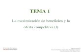 TEMA 1 - UVocw.uv.es/ciencias-sociales-y-juridicas/2-1/t1_micro_ii.pdf · 1 q 1 La curva de oferta de la empresa de competencia perfecta en el corto plazo coincide con la curva de