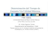 Determinación del Tiempo de Garantía Vía Utilidad Máximacursos.itam.mx/vaguirre/Presentaciones/2006 ISBIS Lima.pdf · Tiempo de Garantía, V. Aguirre, ITAM 6 Introducción Menezes