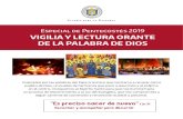 New Especial de Pentecostés 2019 VIGILIA Y LECTURA ORANTE DE … · 2019. 5. 17. · celebrar la Vigila de Pentecostés y una Lectura Orante de la Palabra de Dios con el texto del