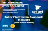 Taller Plataforma Avanzada Malware · Taller Plataforma Avanzada Malware (MISP-MARTA-MARIA) VIII JORNADAS STIC CCN-CERT 2 Innotec System Fernando Muñoz Fernando_munoz@innotecsystem.com