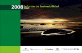 2008Informe de Sostenibilidad de Sostenibilid… · Medio Ambiente para las exportaciones de carbón por el puerto de Santa Marta, en el año 1999, la Sociedad Portuaria de Santa