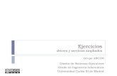 drivers y servicios ampliados - Academia Cartagena99€¦ · Ejercicio enunciado (2/2) Se pide: a) Diseñar un interfaz tanto interno (kernel) como externo, llamadas al sistema para