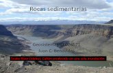 Rocas sedimentarias · PDF file Rocas carbonatadas Rocas orgánicas Químicas y/o bioquímicas Detríticas o Clásticas Yeso, halita Evaporación de lagos, océanos Calcita, Dolomita