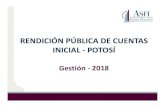 RENDICIÓN PÚBLICA DE CUENTAS INICIAL - POTOSÍ · ENTIDADES DE INTERMEDIACIÓN FINANCIERA PRIVADAS BANCO MÚLTIPLE (13) BANCO PYME (2) COOPERATIVAS DE AHORRO Y CRÉDITO ... *En