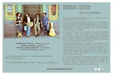 New Banda Zeitun - TalentIB · 2017. 11. 28. · Banda Zeitun Música del mediterráneo Zeitun, que en árabe significa oliva, es el símbolo verde y unificador del espacio mediterráneo.