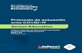 PROTOCOLO DE ACTIVACION SEMS - Jalisco · 2020. 9. 4. · El número de alumnos por actividad esencial escolar no debe superar el 30 % del total del grupo con el propósito de cuidar