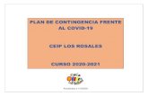 PLAN DE CONTINGENCIA FRENTE AL COVID-19 CEIP LOS … · Actualizado a 1/10/2020 -El inicio de curso se hará en el escenario II según instrucciones de la Comunidad de Madrid.-Hay