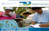 folleto general WEBOrganización de las Naciones F O Unidas la y la Agricultura PROGRAMA DE FORMACIÓN DE LíDERES RURALES Programa de Formación de