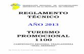 Reglamento Técnico Nº 1Reg. Técnico Tur. Promocional 1100 – Traslasierra - 2017 – F.R.A.D.C. 4 El presente Reglamento tendrá vigencia a partir del 01 de Enero del 2017 hasta