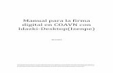 Manual para la firma digital en COAVN con Idazki-Desktop(Izenpe) · 2019. 12. 3. · 2. Guía de instalación Para hacer uso de un certificado (tanto en tarjeta como en token), debe