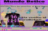 Mundo Betico - Lo que pasa en el Betis minuto a minuto · 36 Años con el Real Betis Balompié. 4 R. Betis-Eibar 6 Gerona-R. Betis 10 R. Betis-Las Palmas 13 At. de Madrid-R. Betis