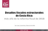 Desafíos fiscales estructurales de Costa Ricaicefi.org/sites/default/files/desafios_fiscales_e... · 2019. 2. 8. · habitantes (2016) 224 70 46 40 54 176 Km por cada 1,000 Km de