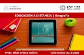 EDUCACIÓN A DISTANCIA | Geografía · Representación del espacio geográfico Aprendizaje esperado: Interpreta representaciones cartográficas para obtener información de diversos