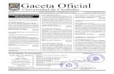 GACETA CD 4to-2014 · 2016. 10. 10. · Gaceta Oficial Universidad de Carabobo Cuarto Trimestre de 2014 2 diez (10) meses y catorce (14) días de anti-güedad acumulada, con efectos