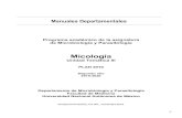 Micologia Manual 2019-2020 - microypara.facmed.unam.mxmicroypara.facmed.unam.mx/.../Micologia-Manual-2019...1 III. MICOLOGÍA – SEGUNDO AÑO, 2019-2020 FACULTAD DE MEDICINA Dr. Germán