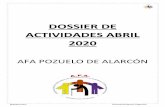 DOSSIER DE ACTIVIDADES ABRIL 2020...DOSSIER DE ACTIVIDADES ABRIL 2020 AFA POZUELO DE ALARCÓN @afapozuelo Psicoestimulación Cognitiva ...