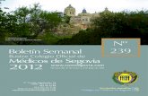 Catedral (Segovia) Nº Boletín Semanal 239 239 COMPLETO.pdf · Semana del Semana del 27 de mayo a 2 de junio de 2013 PAGINA6 Los trabajos se facturarían por hora trabajada, sin