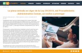 La plena entrada en vigor de la Ley 39/2015, del ...eclaponline.jcyl.es/newsletters/2020/octubre/eboletin.pdf · eclap.jcyl.es eclapjcyl.es 93 1 11 00 Et. 00259 OCBRE 2020 PORTADA