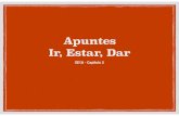 Apuntes Ir, Estar, Dar - Señora Hewitt's Spanish Classhewittspanish.weebly.com/.../2/5/37250753/ee1a-c3-apuntes-ir-dar-e… · Ir, Estar, Dar EE1A - Capítulo 3. The verbs ir, estar,