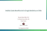 AnÃƒÂ¡lisis Costo-Beneficio de la CirugÃƒÂa BariÃƒÂ¡trica ......2018/08/03  · Moisés Russo MD Objetivo • Realizar un análisis de costo-beneficio de la cirugía bariátrica