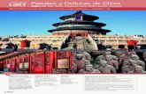2.680 € Paisajes y Culturas de China · 2018. 10. 18. · conocer mejor su cultura milenaria. • Shanghai, terminamos el viaje con 2 noches en esta maravillosa ciudad y damos un