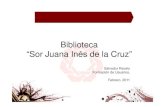 Biblioteca “Sor Juana Inés de la CruzSor Juana Inés de la ...€¦ · Biblioteca “Sor Juana Inés de la Cruz”Biblioteca “Sor Juana Inés de la Cruz” Servicio de Fotocopiado