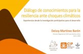Experiencias desde la investigación participativa para el ...€¦ · Investigación Participativa Planificación a nivel de finca Olopa - Guatemala. Acción colectiva y resiliencia