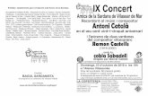 sardanavilassardemar.org -concert-2016.pdf · Entitats i establiments que col.laboren amb Amics de la Sardana Ajuntament de Vilassar de Mar - Associació de veïns La Xinesca - Ateneu
