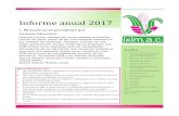 Informe anual 2017 - ixim.org.mx · Informe anual 2017 I ndice 1. Mensaje de la presidente del Consejo Directivo 2. Mensaje de la directora 3. Consejo Directivo 4. Equipo operativo