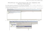 Modificar los permisos de los objetos de Active Directoryws2003learning.webcindario.com/Tutoriales/Modificar los permisos … · Modificar los permisos de los objetos de Active Directory