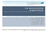 La economía argentina - CESO€¦ · Balance Cambiario - Pág. 19 Sector Externo Pág. 20 Finanzas y bancos Pág. 22 - Pág. 23 . CESO| Centro de Estudios Económicos y Sociales