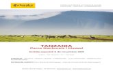 2019 - TANZANIA · arribarem al Parc Nacional del Serengueti, un dels més coneguts del món i famós per la seva migració anual de nyus i zebres, considerada la més gran en el