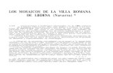 LOS MOSAICOS DE LA VILLA ROMANA DE LIEDENA (Navarra) · 12 Los mosaicos de la villa romana de Liédena (Navarra) una cuadrícula formada por rombos unidos por los ejes, pero al-ternando