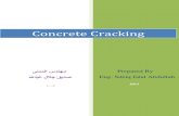 Concrete Cracking - Stucco Repair · PDF file Expansion in concrete is another reason for concrete cracking. This can cause great stress on a slab. As the concrete expands, it pushes