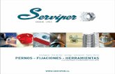 Catálgo Serviper 2011-2 _Catalogo_Corporativo_compl… · Pernos. Fijaciones y Herramientas en sus más variadas formas, calidades y dimensiones dentro del mercado nacional. Arriendo