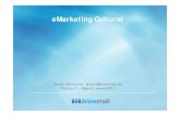 eMarketing Cultural€¦ · Pie de los emails: CRM – Gestión de Relaciones con el Cliente • Reservas • Invitados • Prensa • Personalidades • Amigos • Suscriptores •