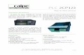 PLC 2CP123 – Hoja de datos técnicos · Descripción del producto El diseño del equipo 2CP123 fue orientado a aplicaciones de pesaje y dosiﬁcación con alta resolución y repetitividad.