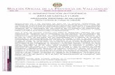 B OFICIAL DE LA PROVINCIA DE VALLADOLID · Visto el texto del Convenio Colectivo para PARA EL PERSONAL LABORAL DE LOS CENTROS DE TRABAJO DE LA PROVINCIA DE VALLADOLID DE LA AGENCIA