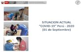 “COVID 19” Perú - 2020€¦ · PERÚ MINISTERIO DE SALUD VICEMINISTERIO DE SALUD PÚBLICA Centro Nacional de Epidemiología, Prevención y Control de Enfermedades Personas muestreadas